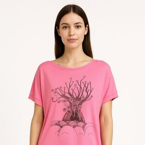 RARE Radiohead "King of Limbs" 2012 Pink Shirt